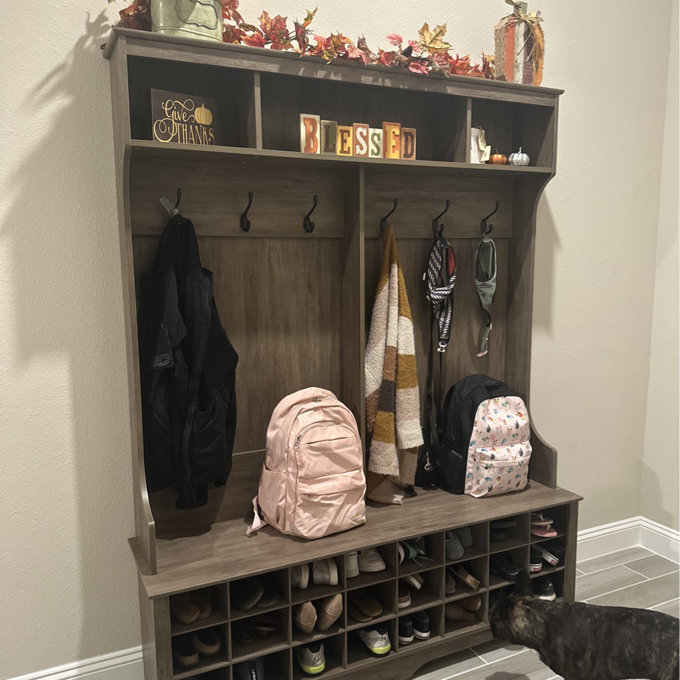 Gracie 60'' Wide Hall Tree with Bench