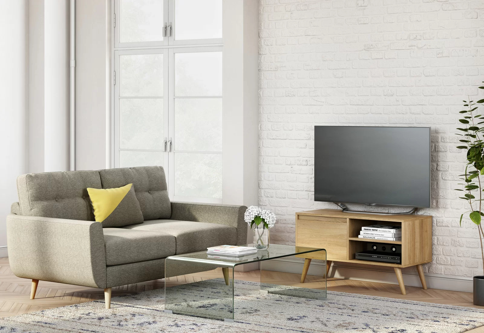 Aizzaddin Sled Coffee Table