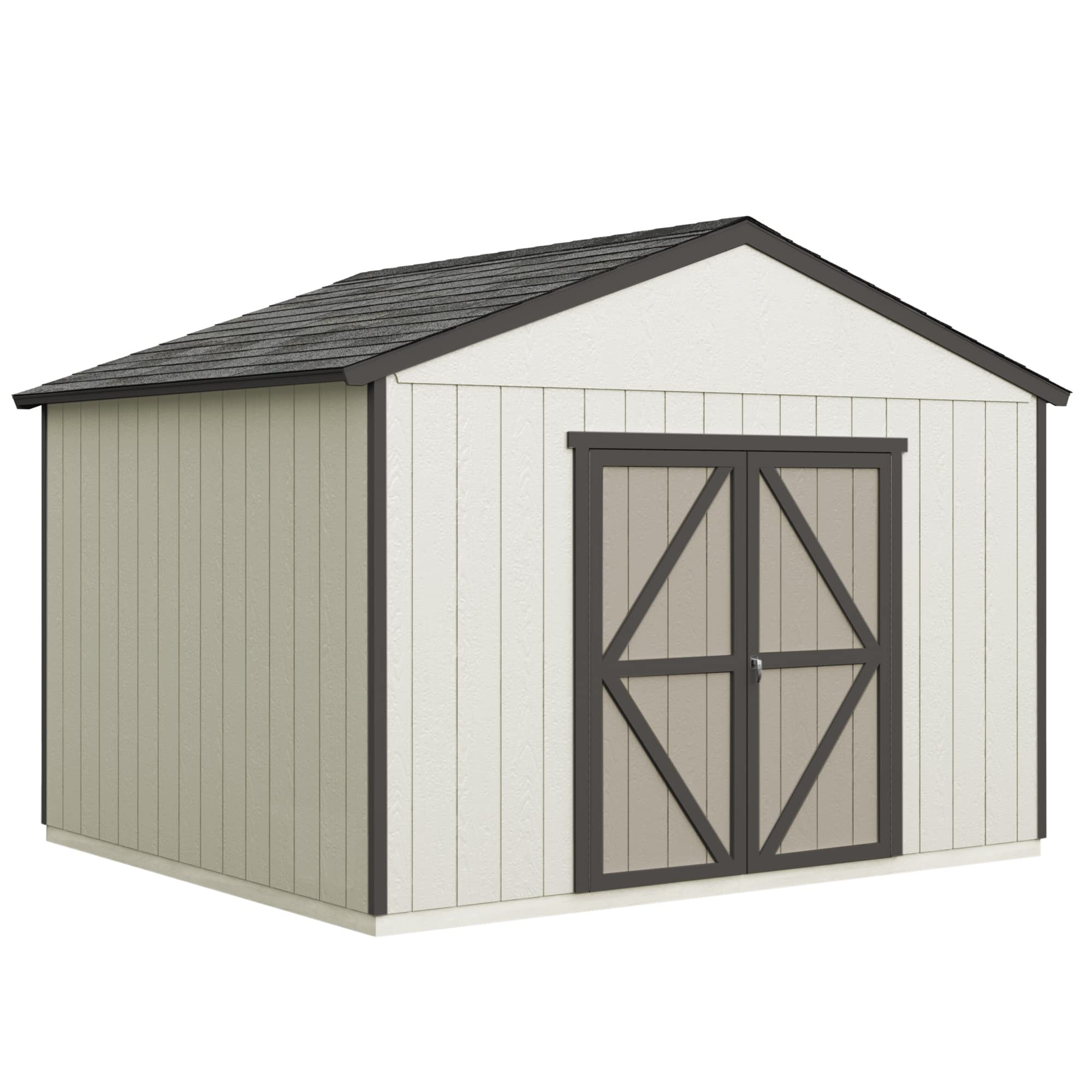 12x12 Do-It-Yourself Wooden Storage Shed with Floor