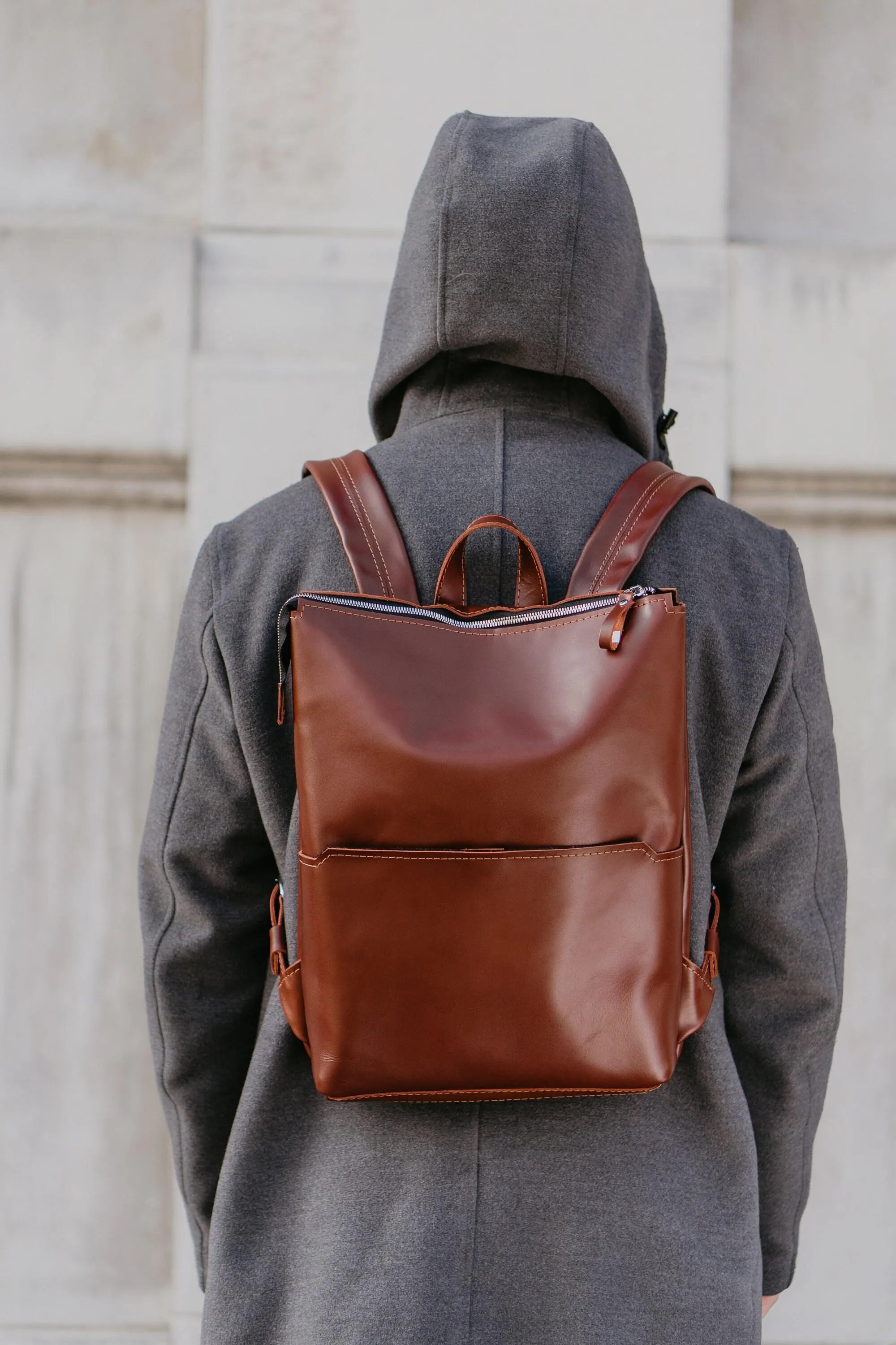 The Minimalist Handcrafted Leather Backpack