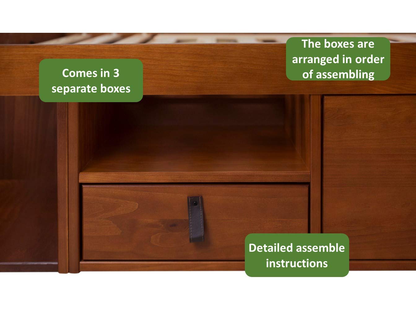 Bali Storage Platform Bed with Drawers
