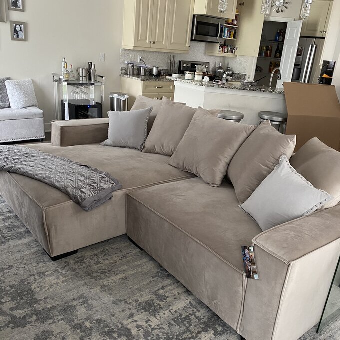 Madison 2 - Piece Upholstered Chaise Sectional