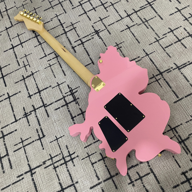Top Vicers Cartoon Shaped Electric Guitar, 24 Frets 6 Strings Basswood Body