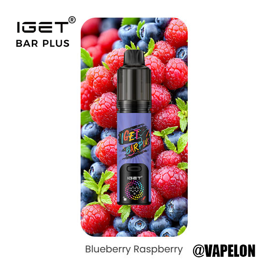 IGET BAR V4 15000 Puffs - Blueberry Raspberry