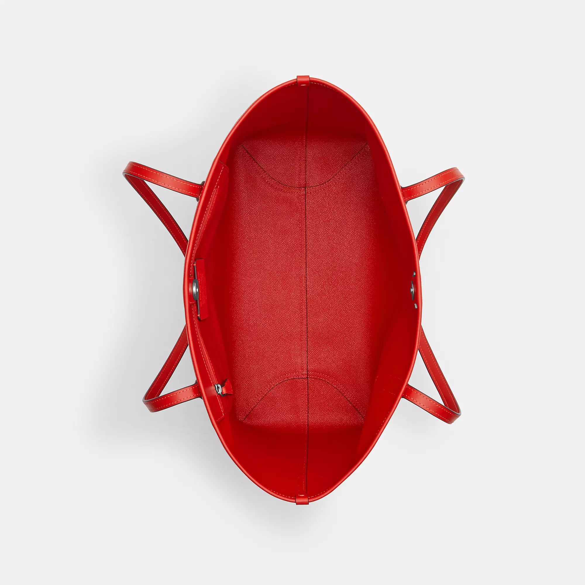 Outlet City Tote Bag With Stripe Print