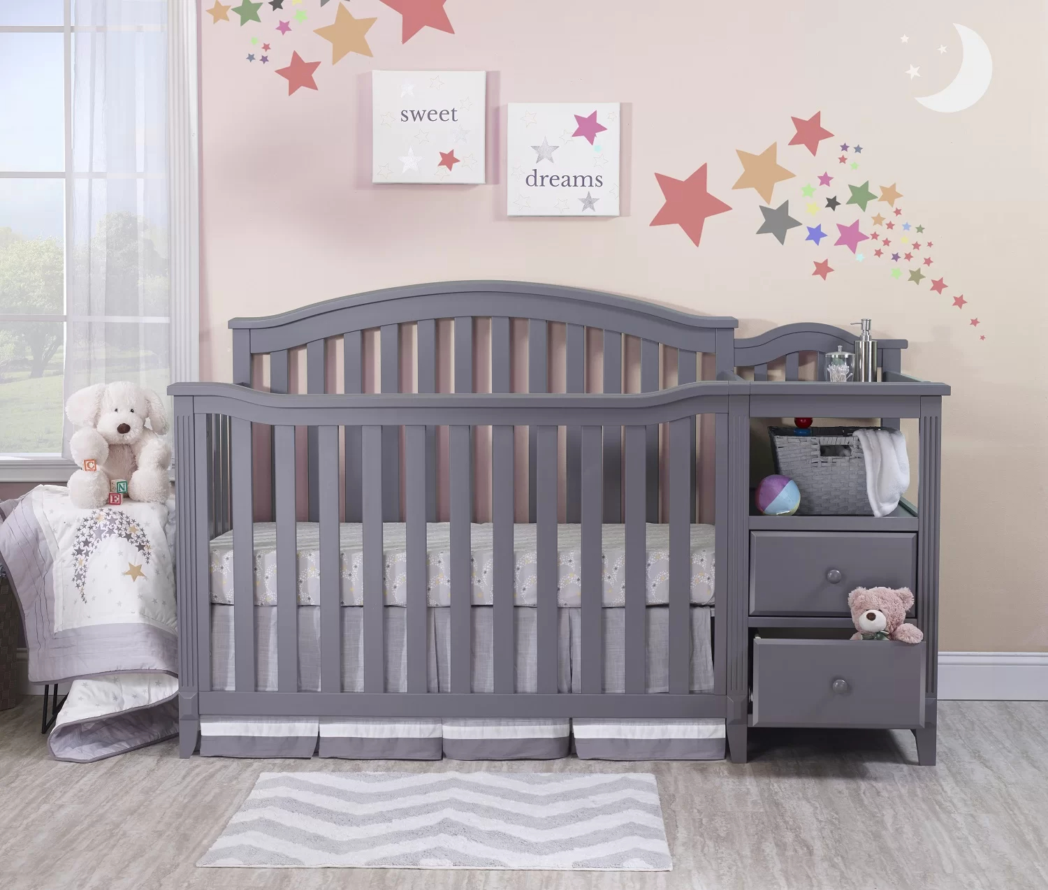 Berkley 4-in-1 Convertible Crib and Changer