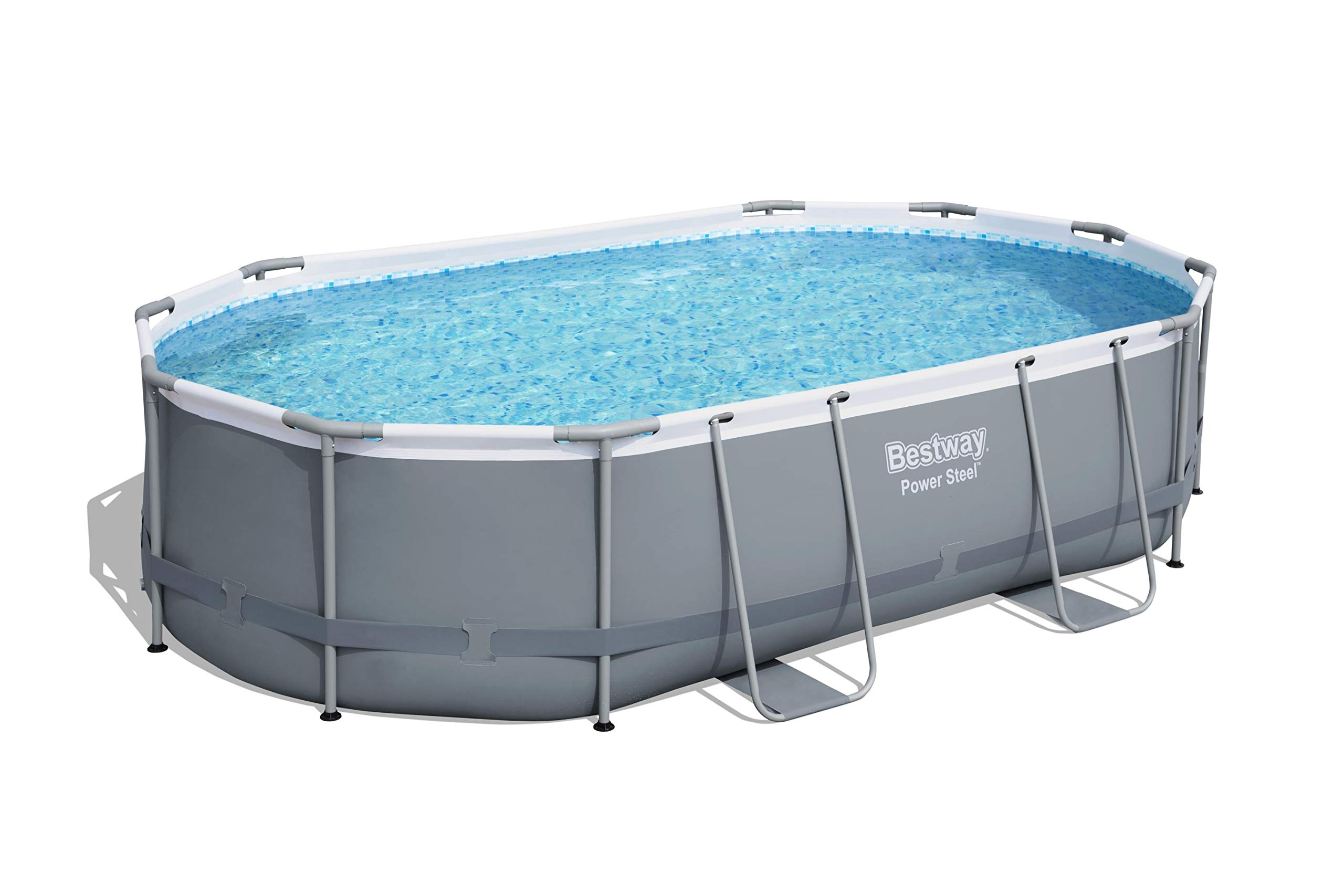 Power Steel Above Ground Pool, Grey