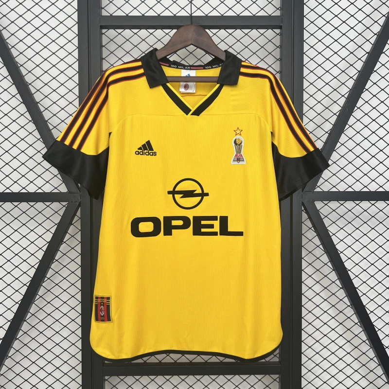 1999/00 AC Milan Adidas Away Soccer Jersey Retro CBRO MN