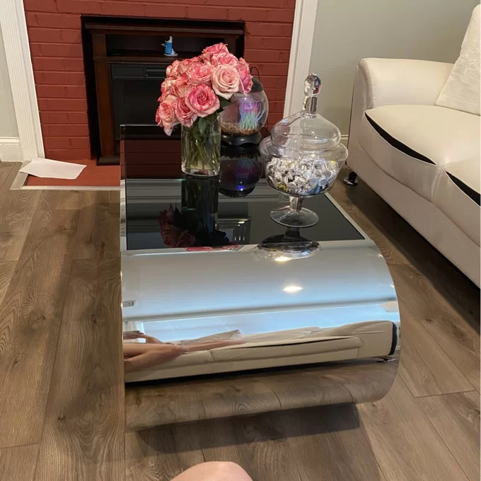 Jasonville Floor Shelf Coffee Table with Storage