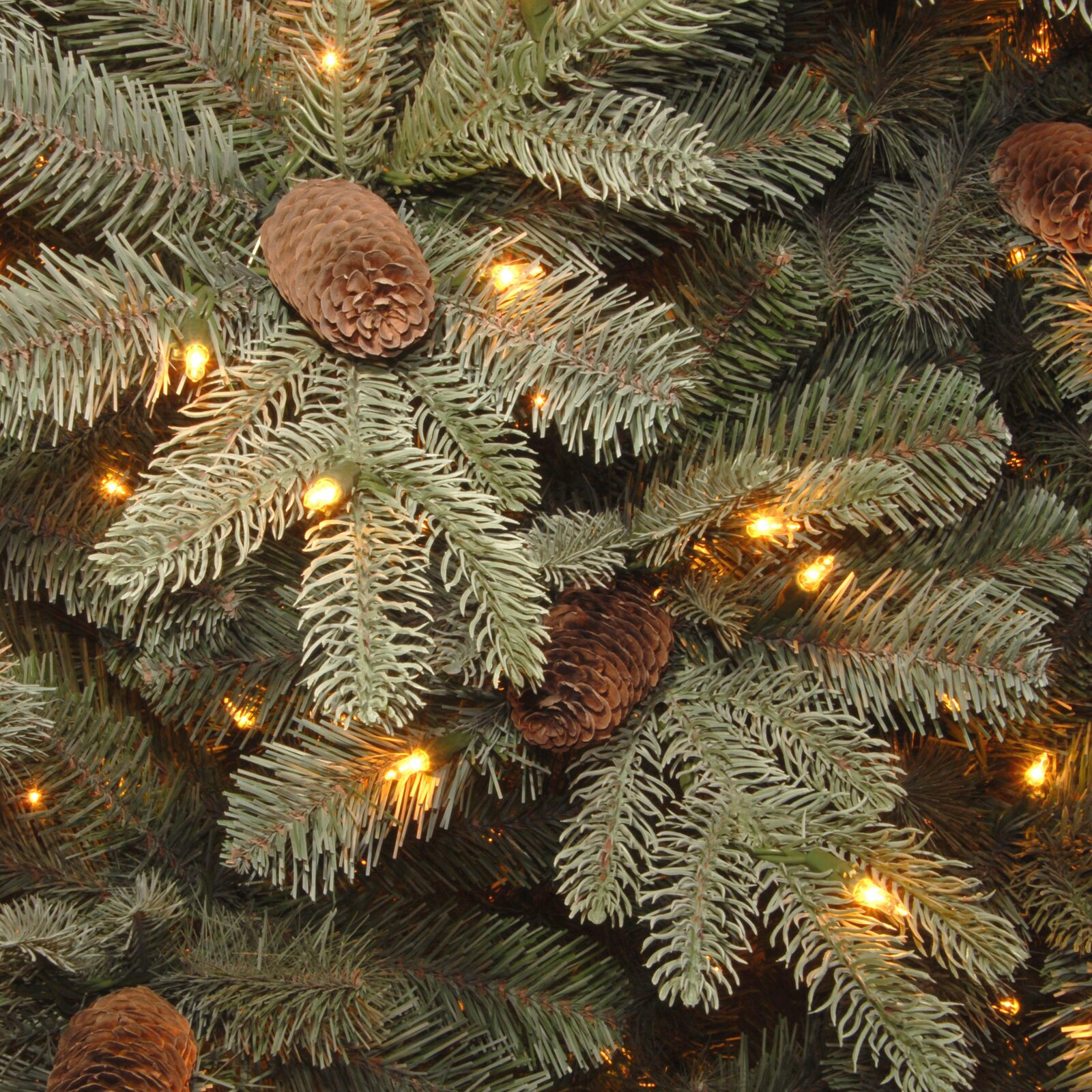 Frosted Arctic 90'' Lighted Artificial Spruce Christmas Tree