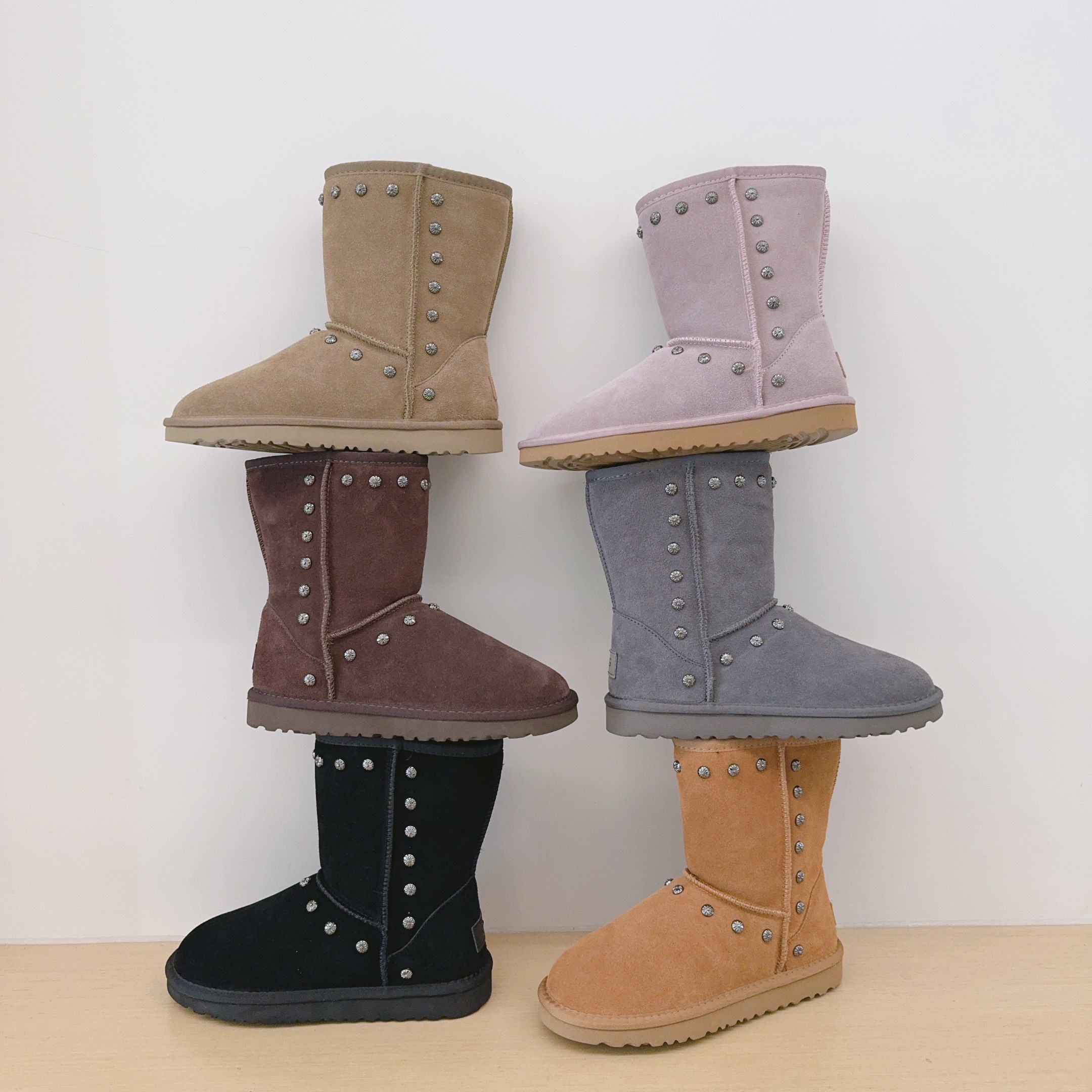 UGG Kids 5825 Mid-Calf Boots Cross Motif