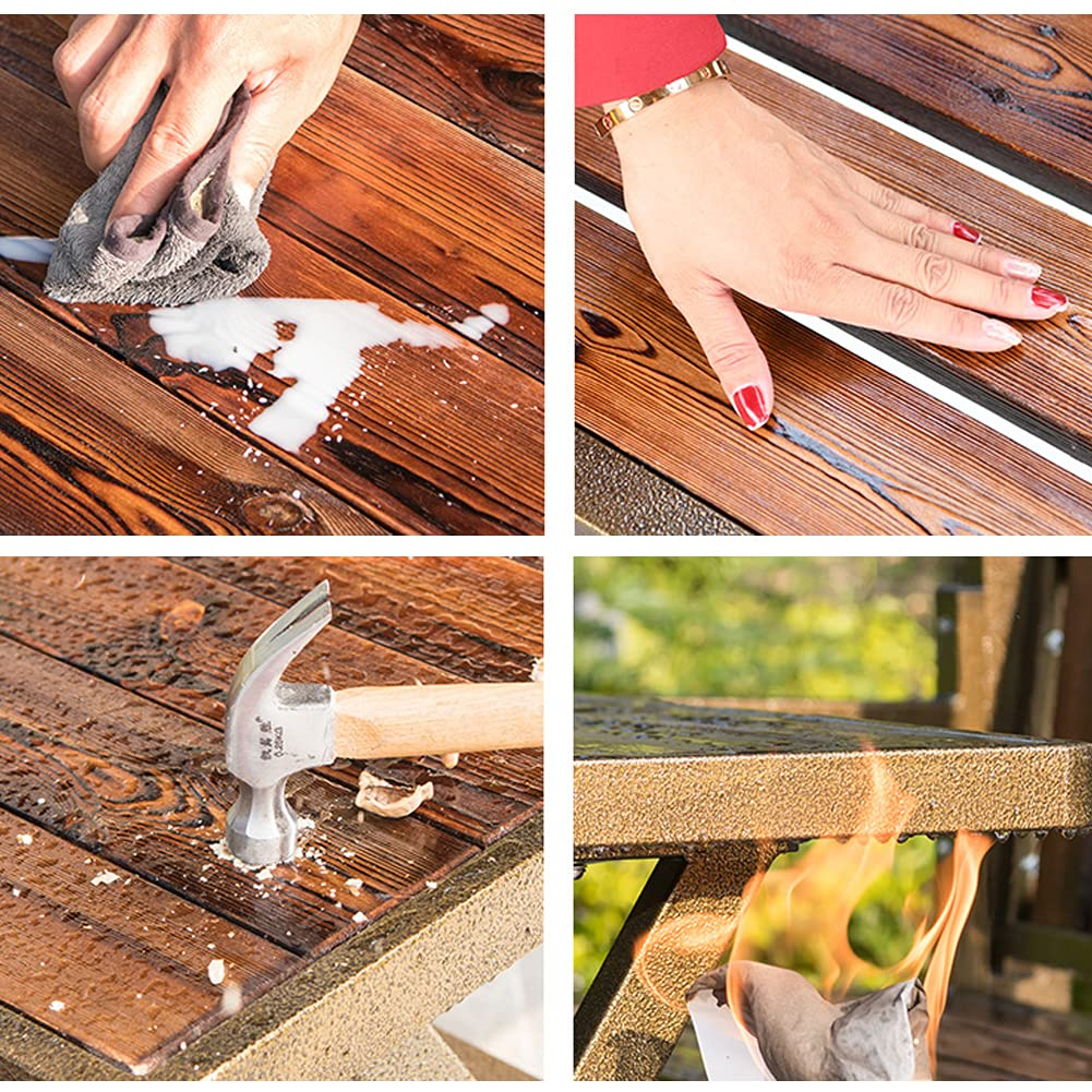 Wood Patio Garden Pavilion Rain Proof Removable House
