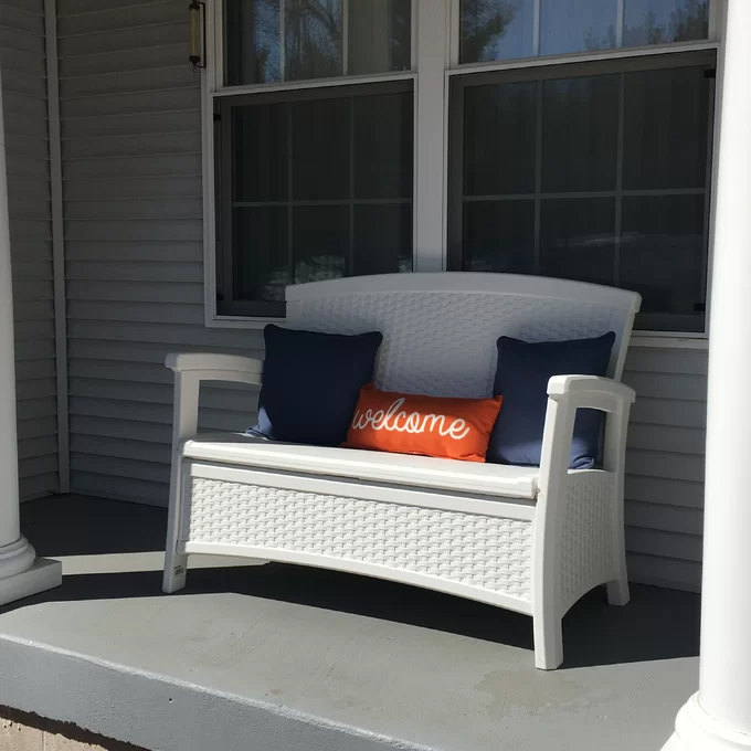 Outdoor Elements Storage Bench
