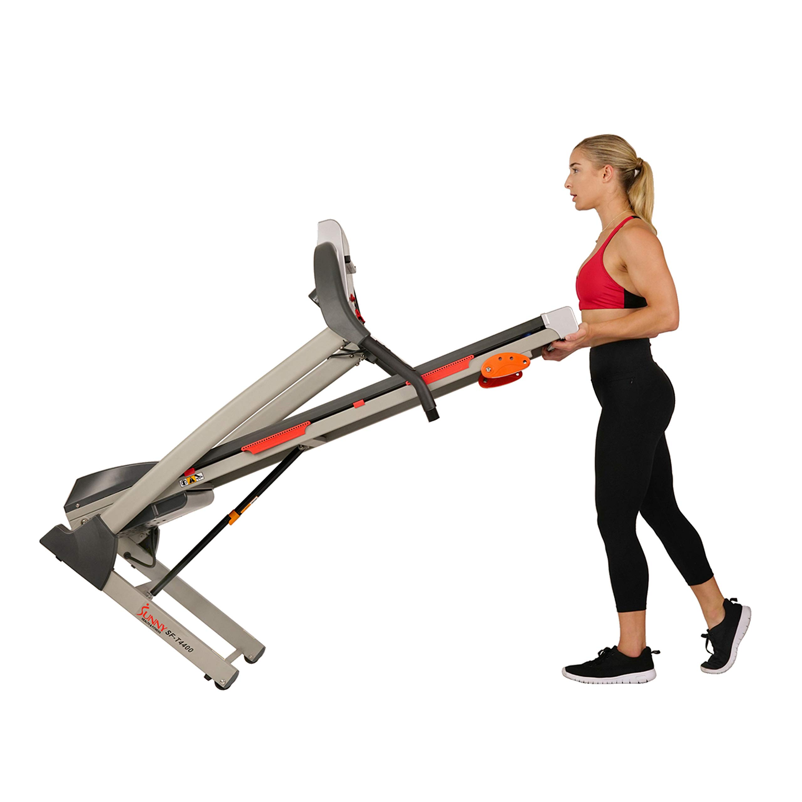 Folding Incline Treadmill with Optional Exclusive SunnyFit App