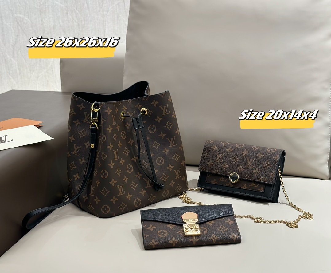 LV bucket three piece combination set