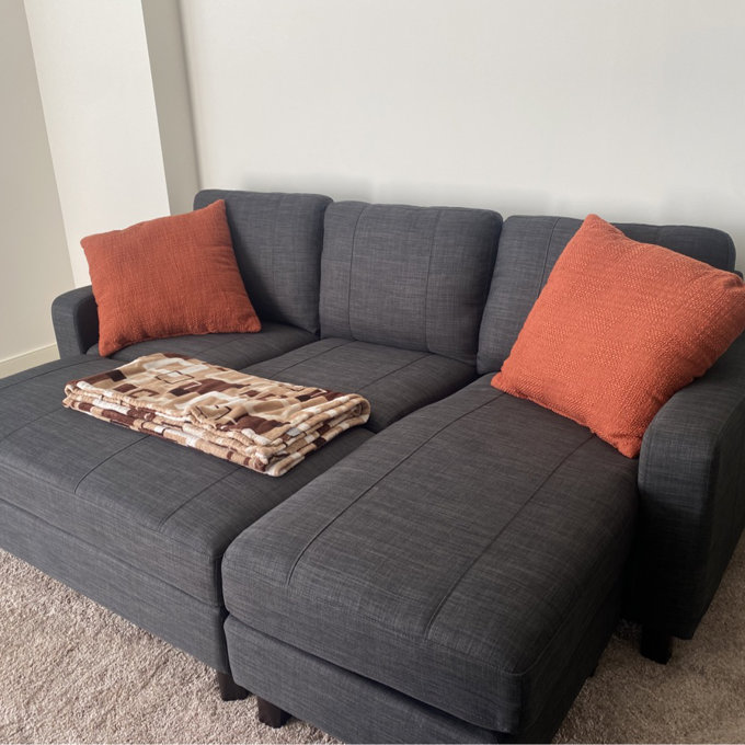 Barlett 2 - Piece Upholstered Chaise Sectional