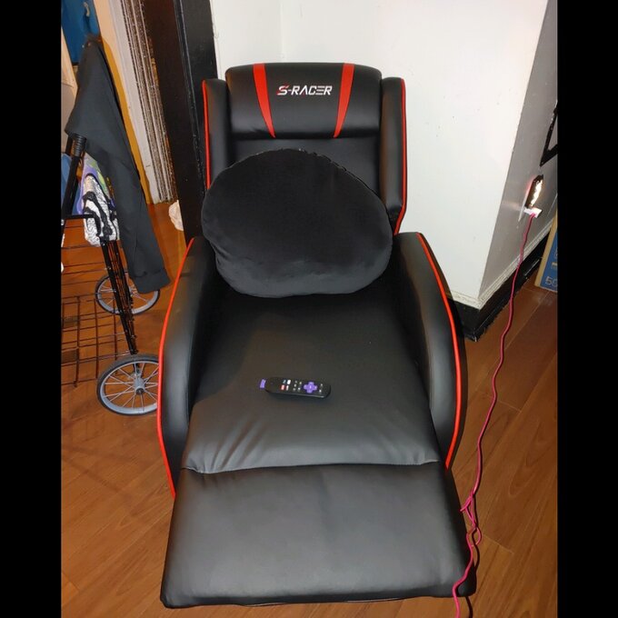 Faux Leather Reclining Massage Chair