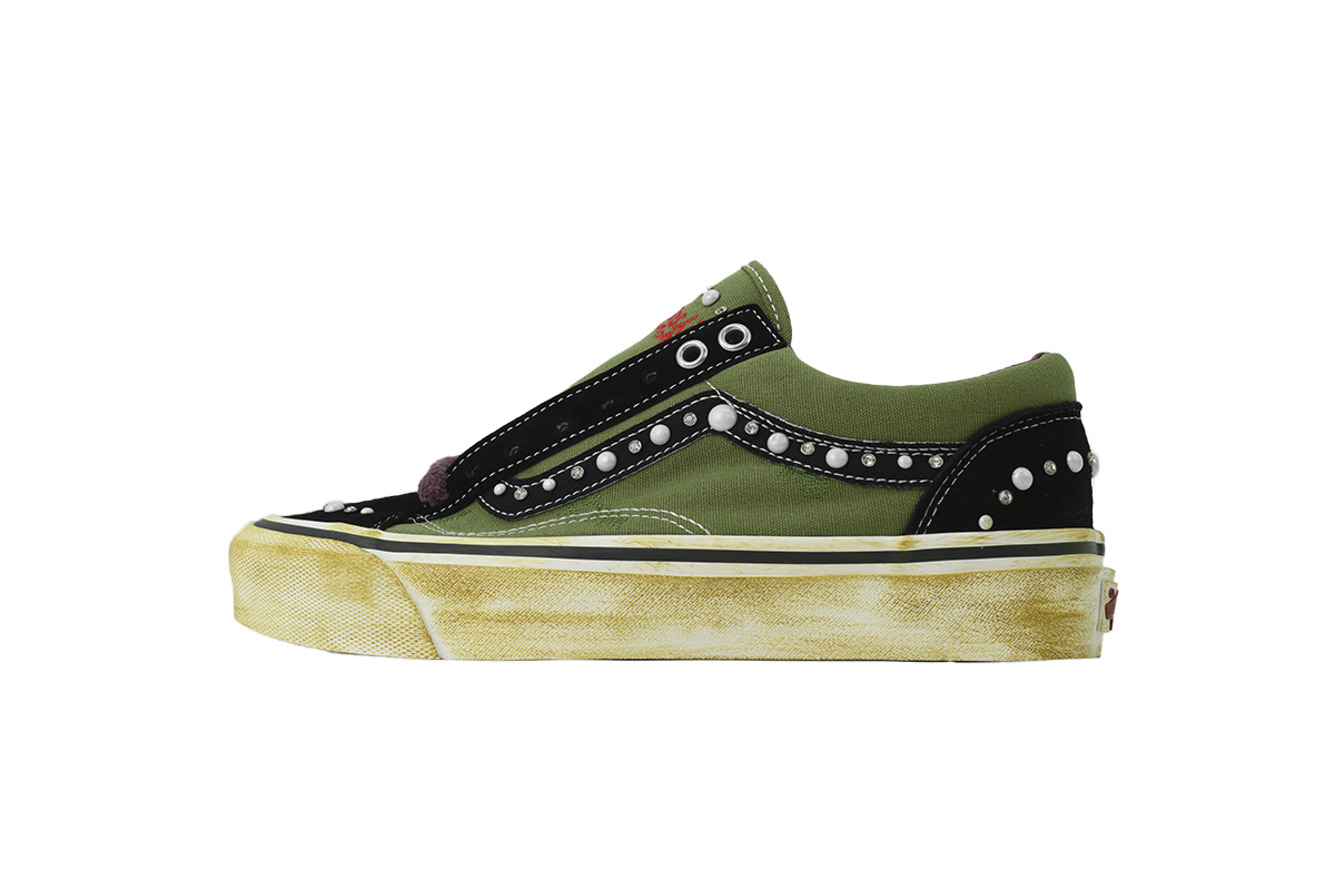 SATOSHI NAKAMOTO x Vans Old Skool Reissue 36 Pearlized Army