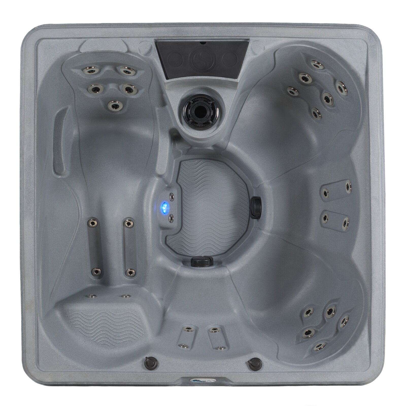 Ohana Spas Soothe LS 6-Person 70 - Jet Square Hot Tub with