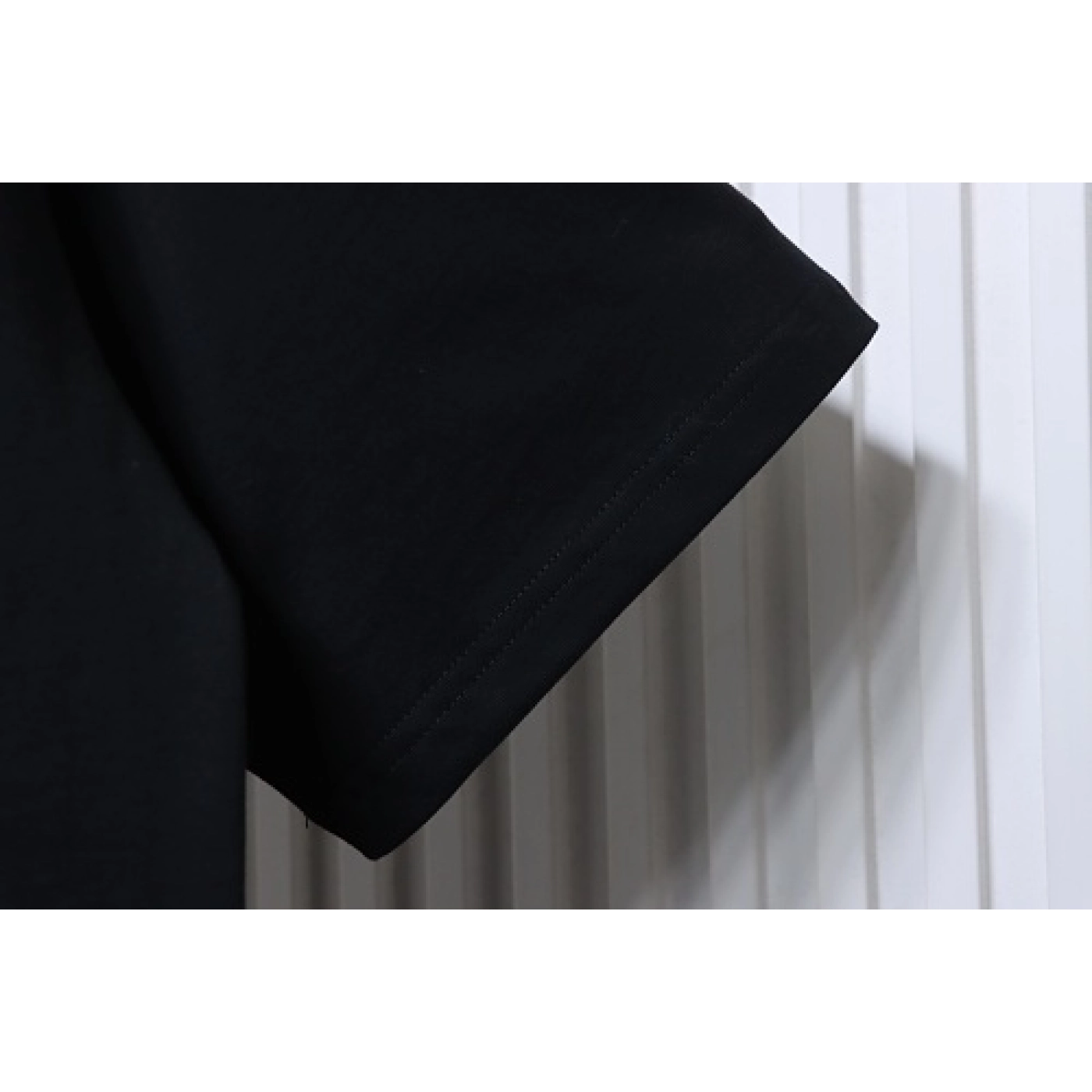 Loewe Misaligned Logo Embroidered T-Shirt Black