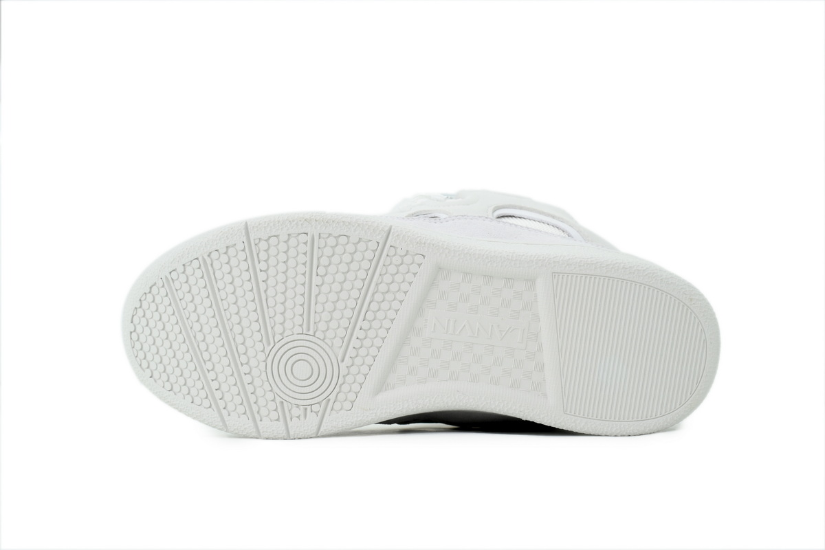 Lanvin Curb Sneakers All White