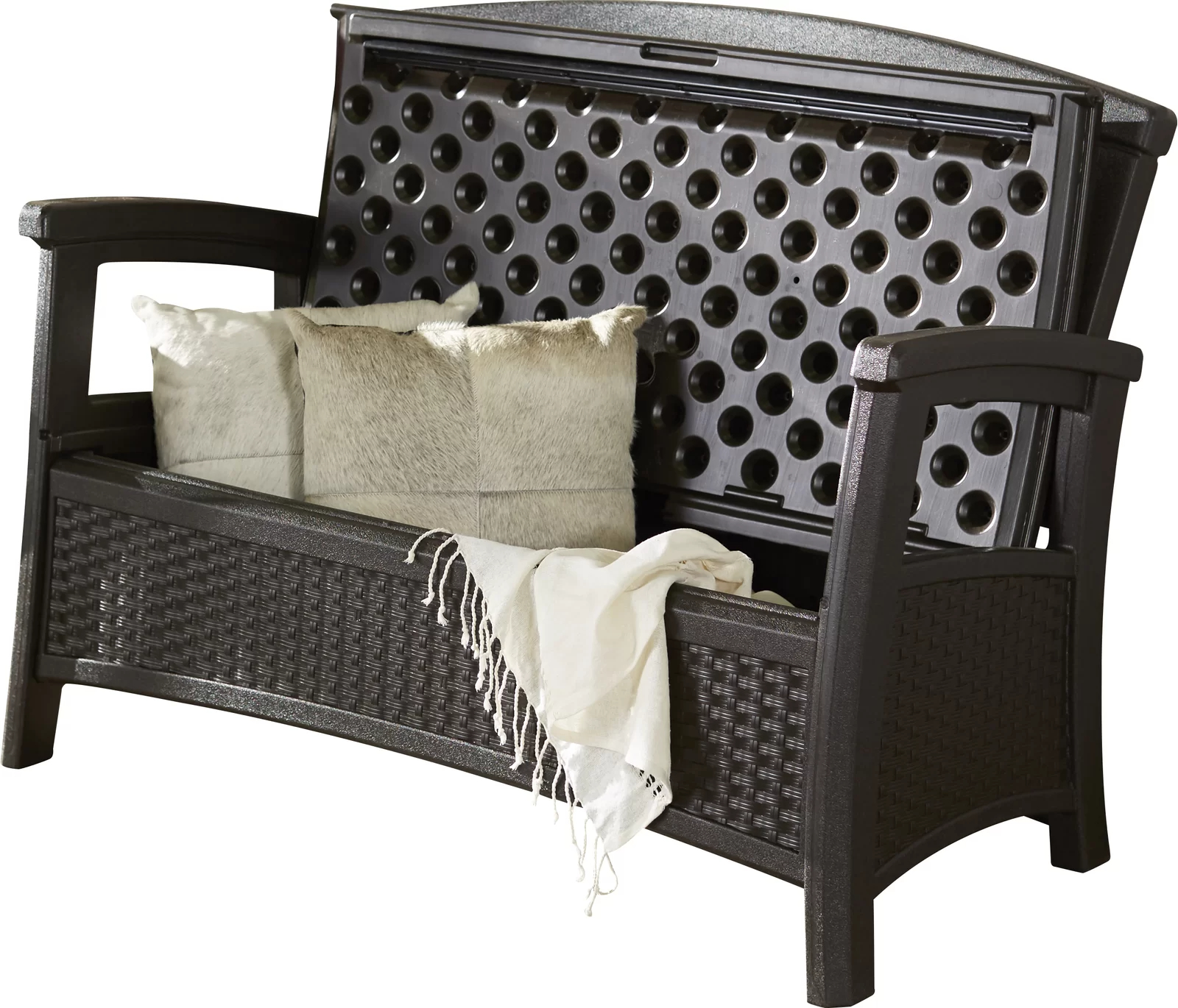 Outdoor Elements Storage Bench