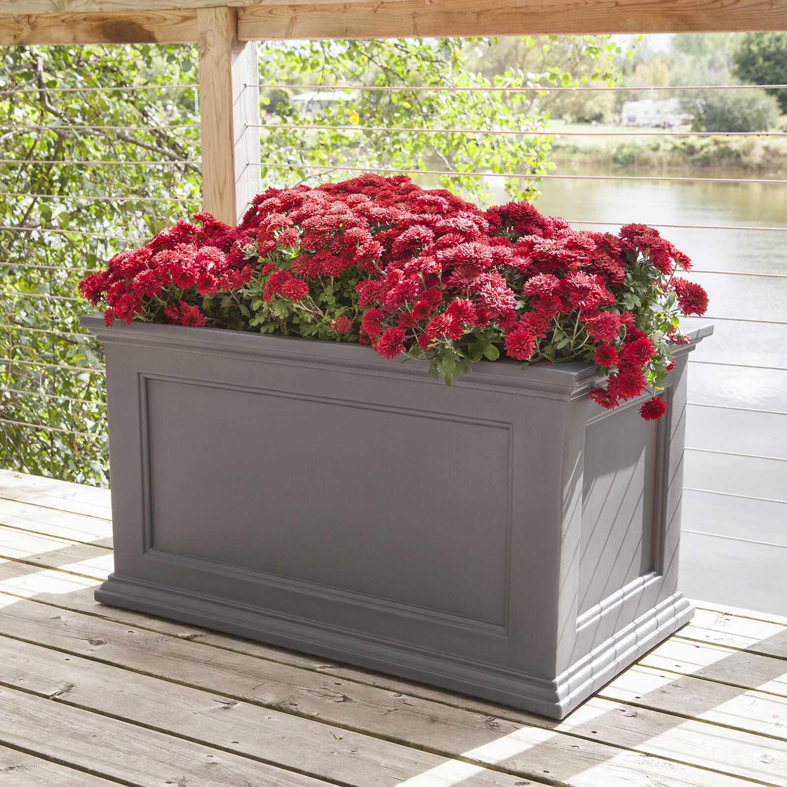 Anastasiya Self Watering Plastic Planter Box