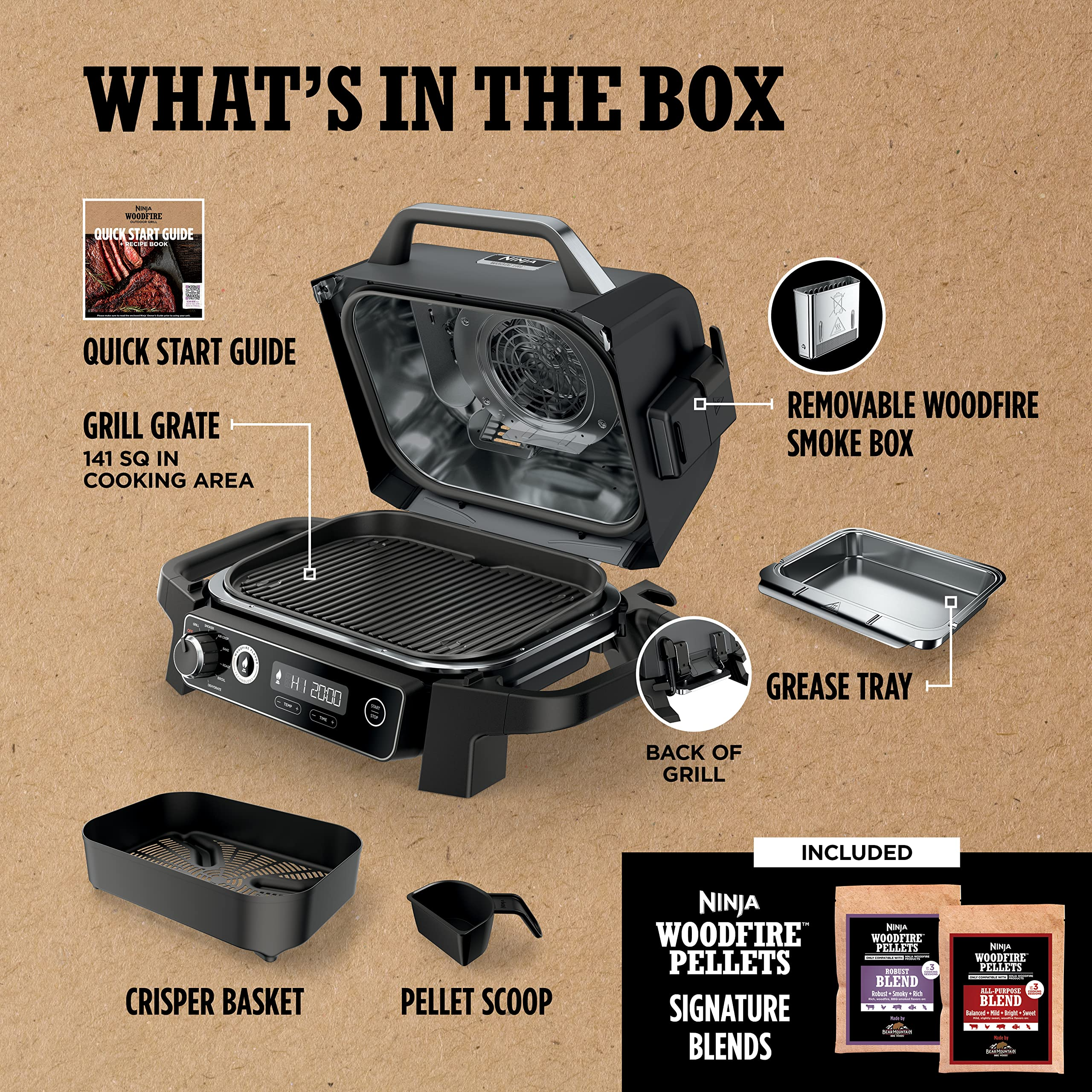 Ninja OG701 Woodfire Grill