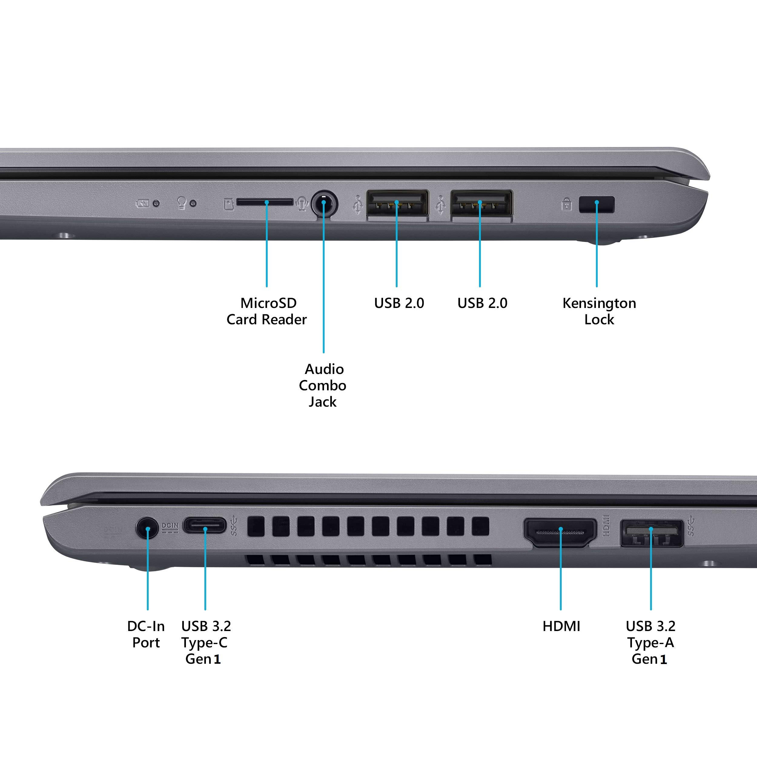 VivoBook 15 F515 Thin and Light Laptop, 4GB RAM, 128GB SSD