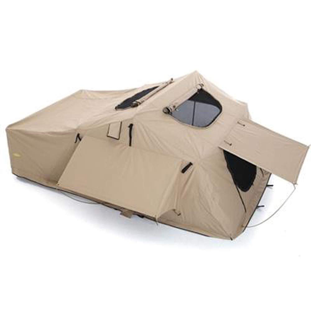 Overlander XL Roof Top Tent - Folder With Bedding - Coyote Tan