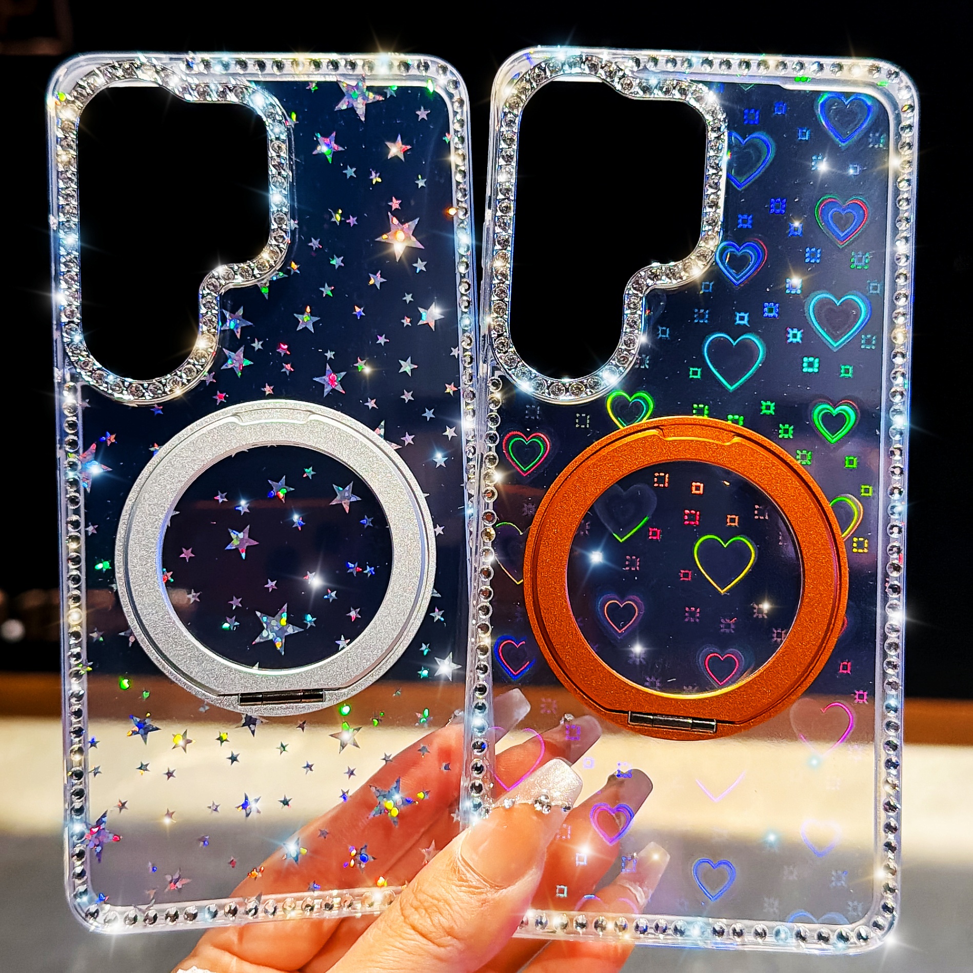 Galaxy A37 Protective Case Magnetic - back view