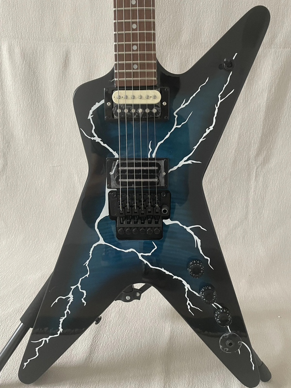 Custom DIME Washburn Dimebag Darrell Signature Model Electric Guitar Dark