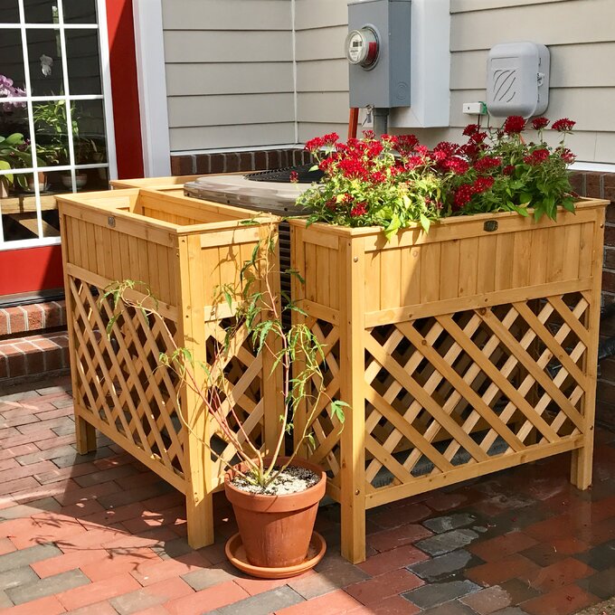 Peyton Wood Elevated Planter