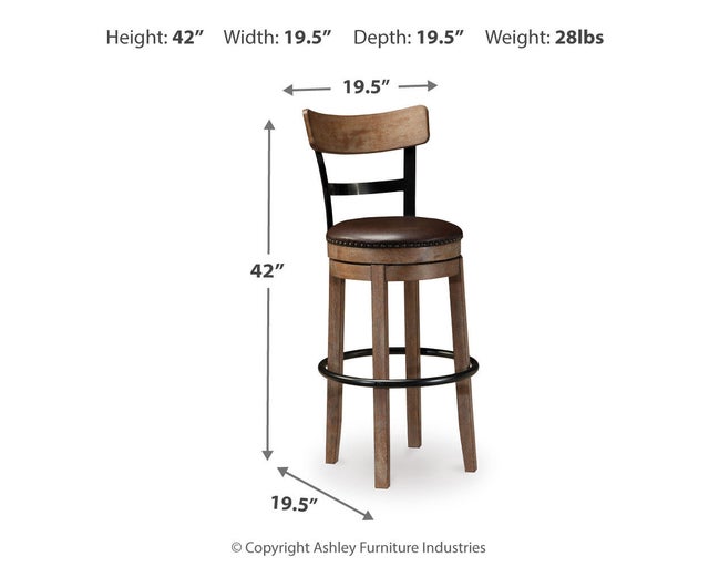 Valebeck / Pinnadel / Caitbrook Swivel Bar Stool