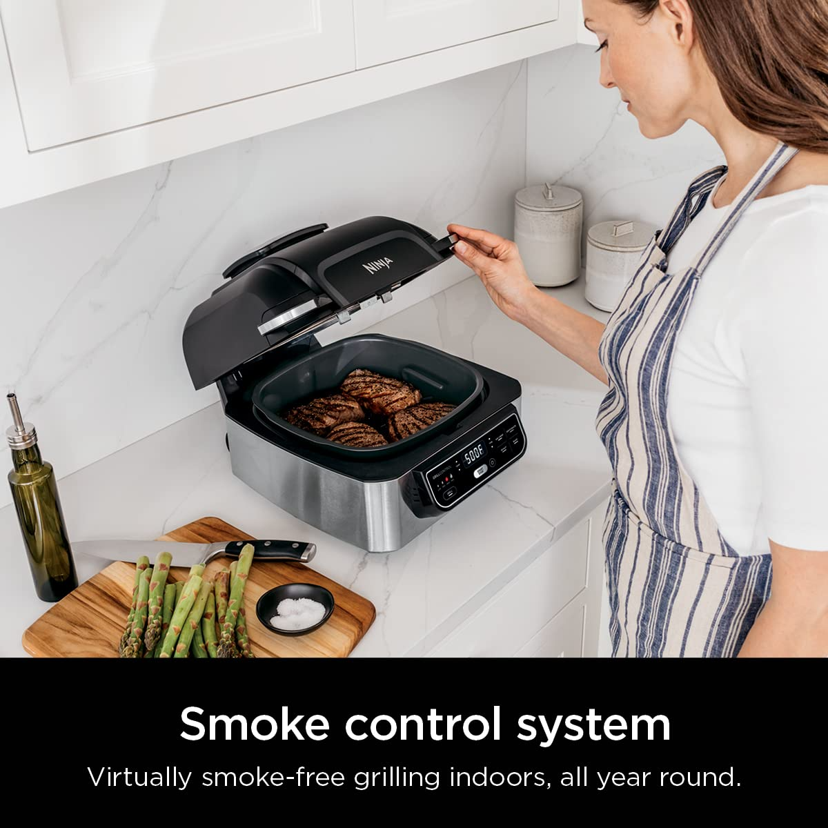 Ninja AG301 Foodi 5-in-1 Indoor Grill with Air Fry