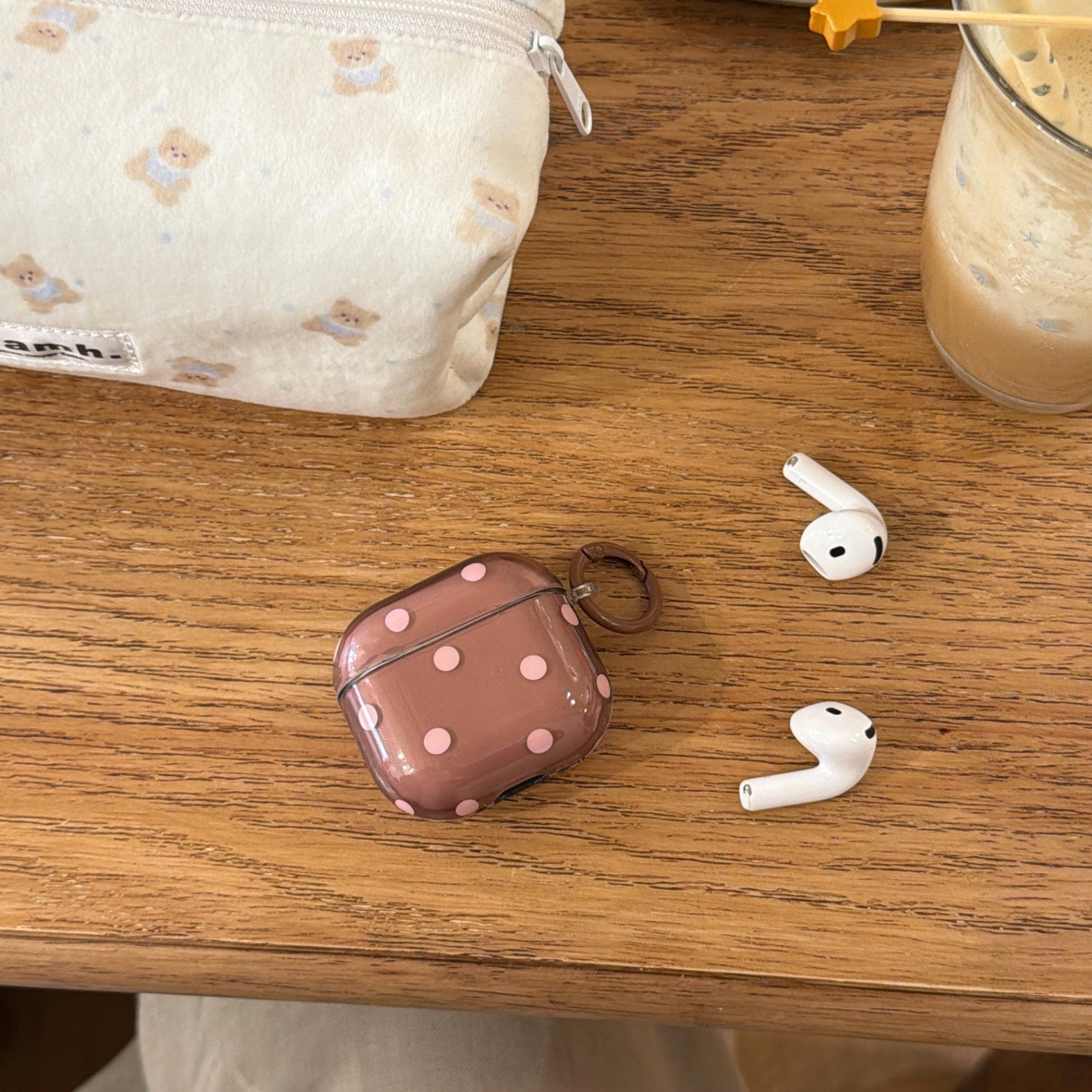 AirPods 1 Protective Case Clear - back view
