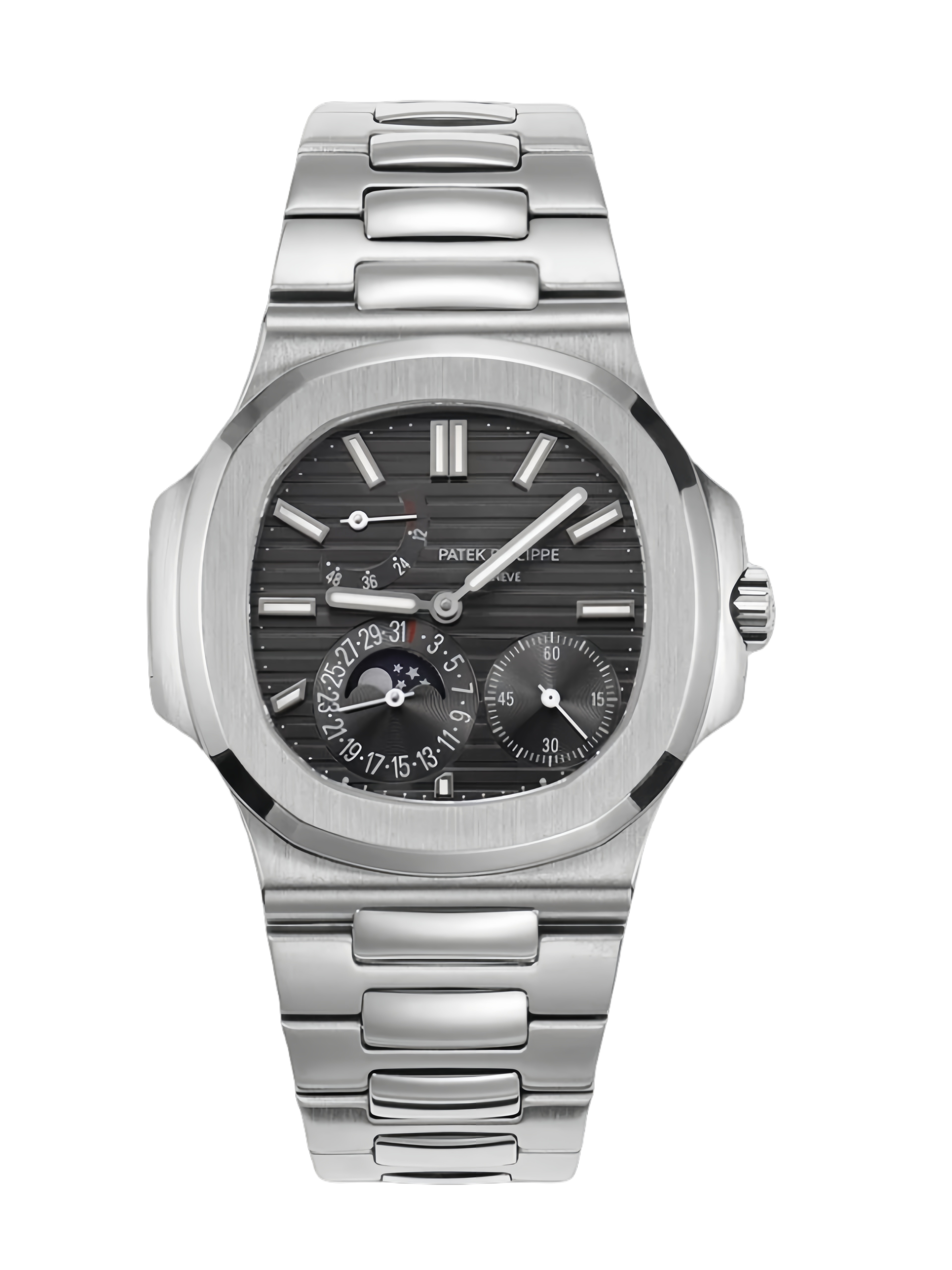 【Super Clone】Patek Philippe Nautilus Moon Phase Stainless Steel  5712 1A 001 40mm