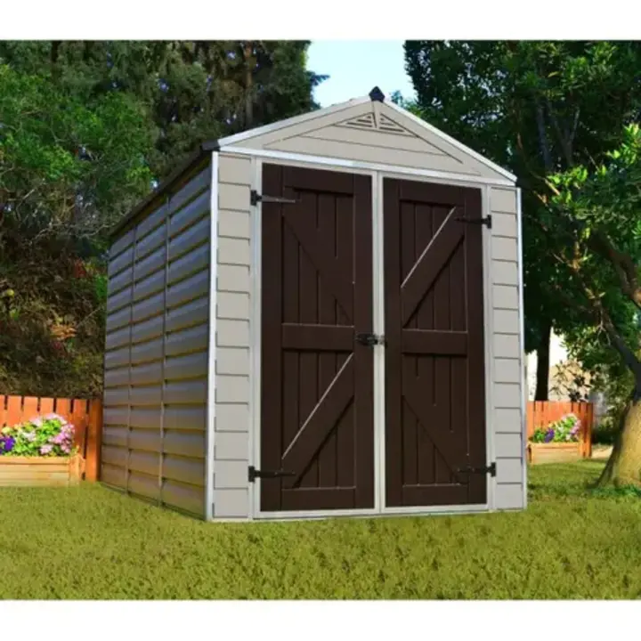 6 ft. Width X 10 feet. D plastic storage shed
