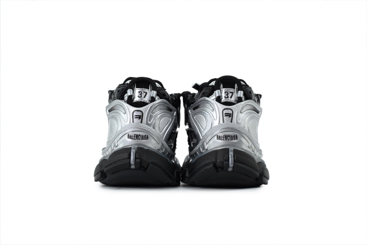 Balenciaga Runner Black Silver 853223 WRNLD 1125