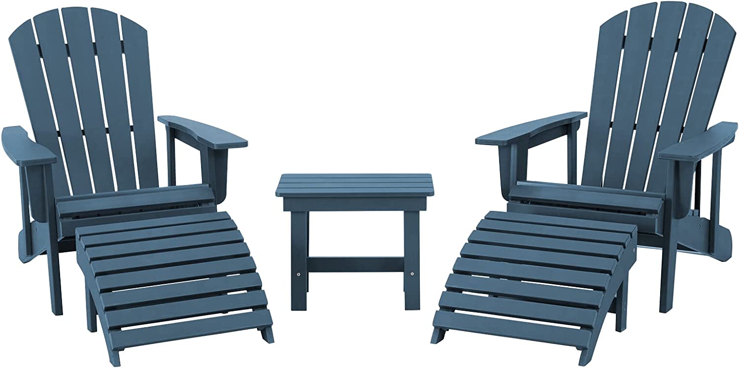 5-Piece Adirondack Chair Set