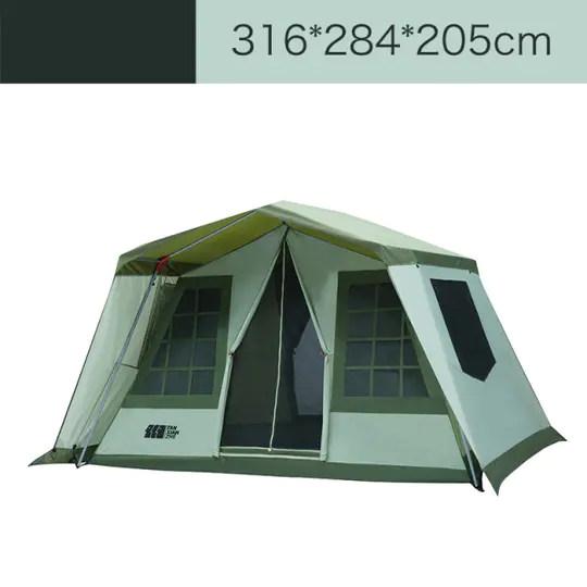 Family Tent CampingThick Vinyl Rainproof Windproof Fabric