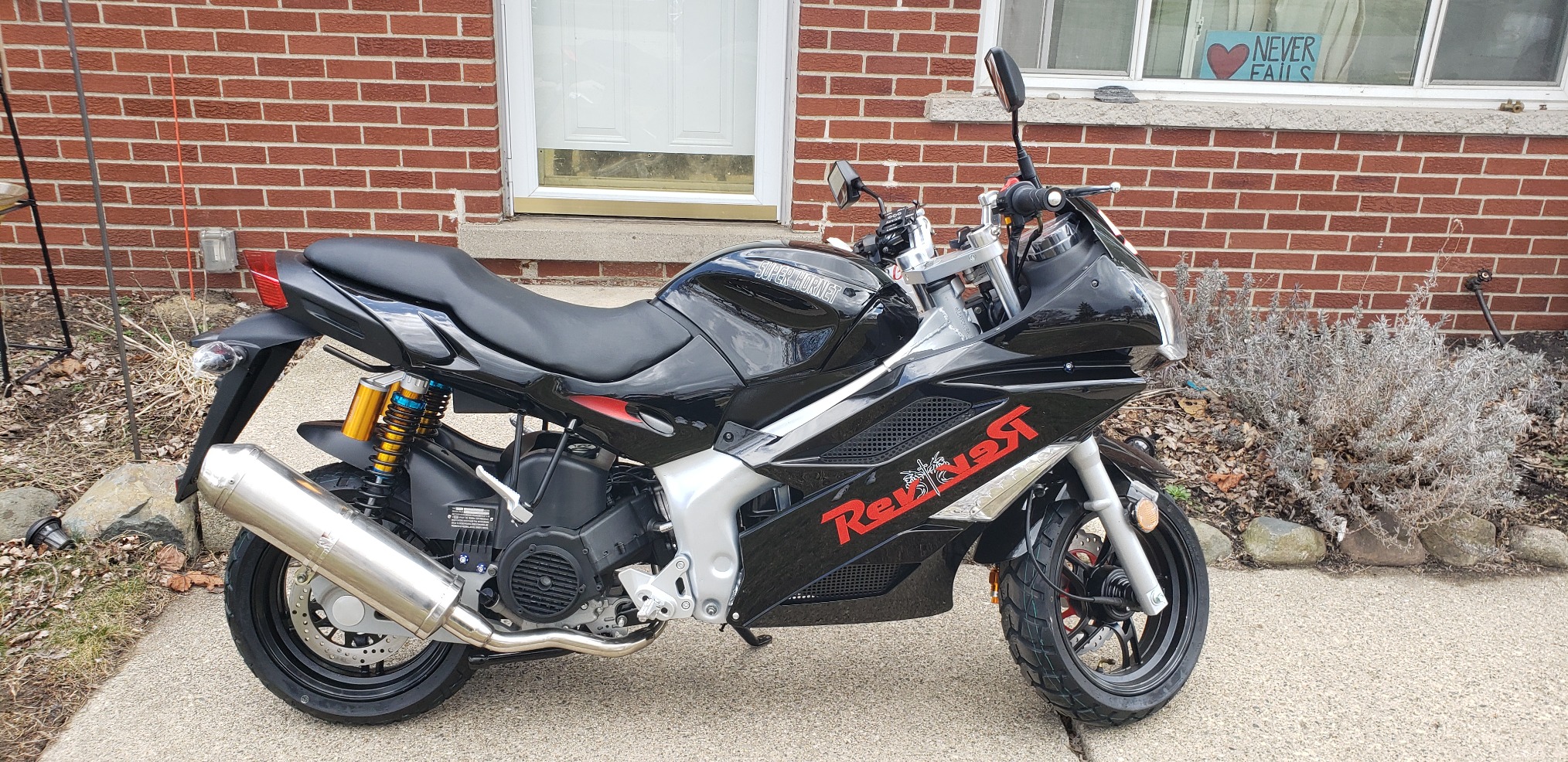 High Power High Speed 150cc Hornet SR 2 Motorcycle Scooter