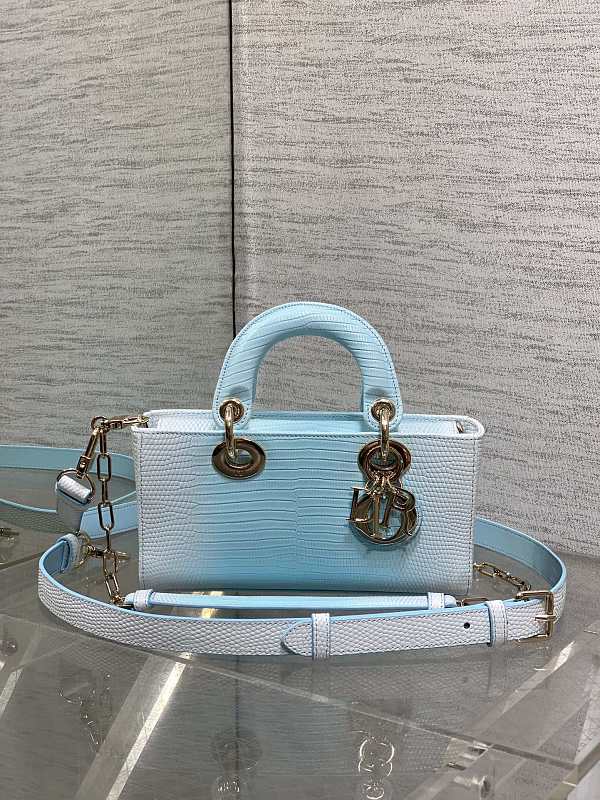 Dior Lady Mini Aqua Bag