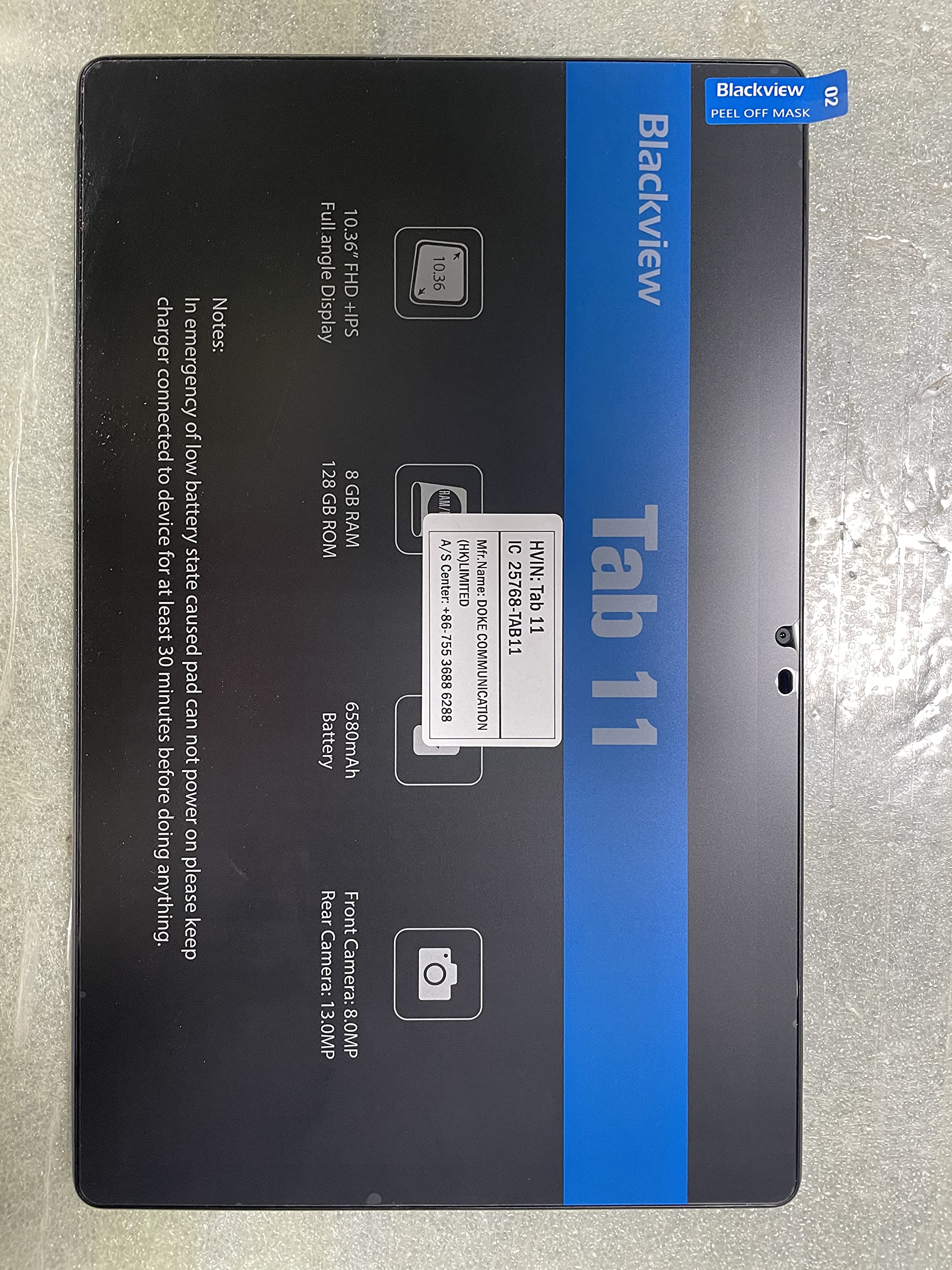 Gaming Tablet, Android Tablet with 8GB+128GB, 5G WiFi