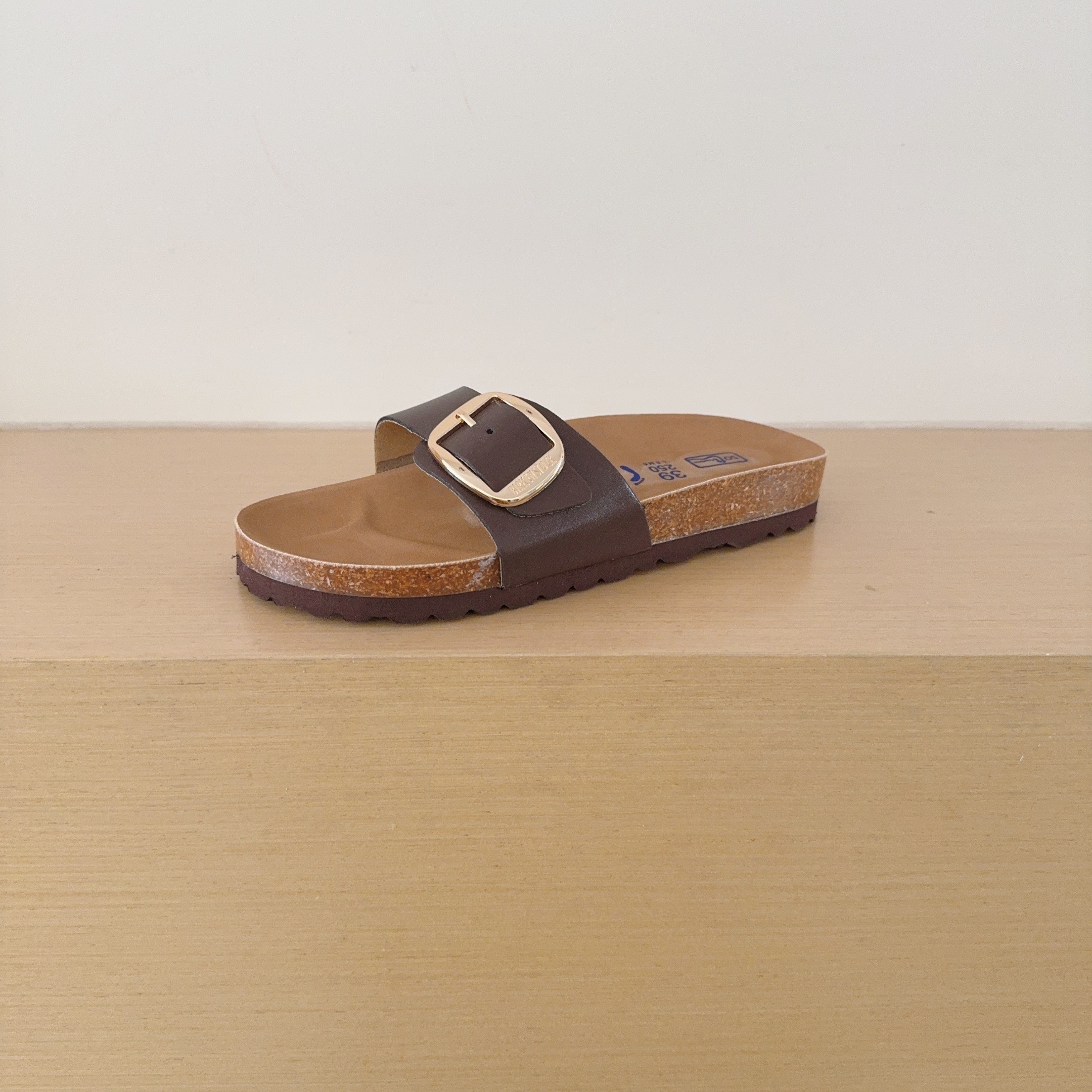 Birken-Style Big-Buckle Sandals