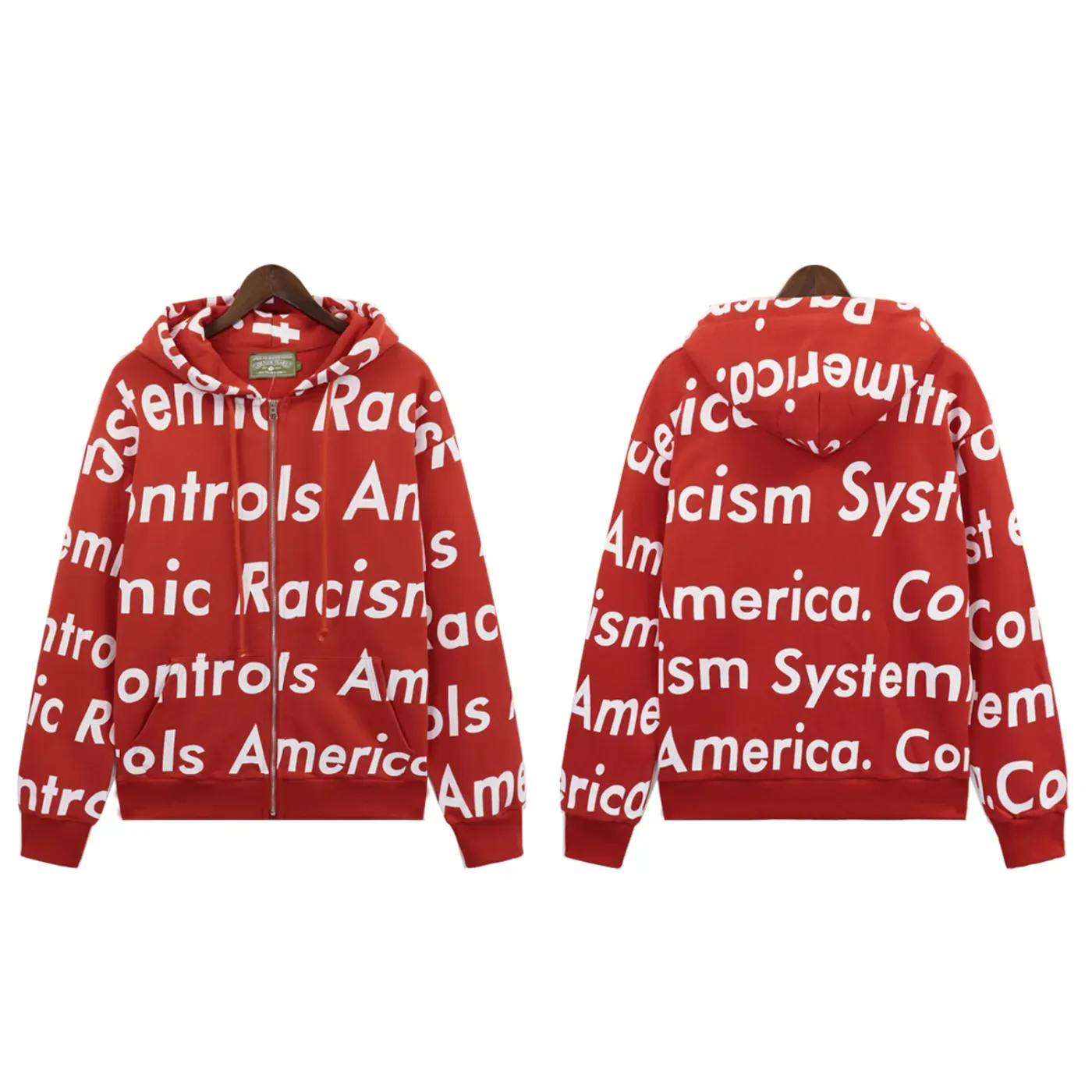 Denim Tears x Arthur Jafa Systemic Racism Controls America Hoodie - ogsneaker