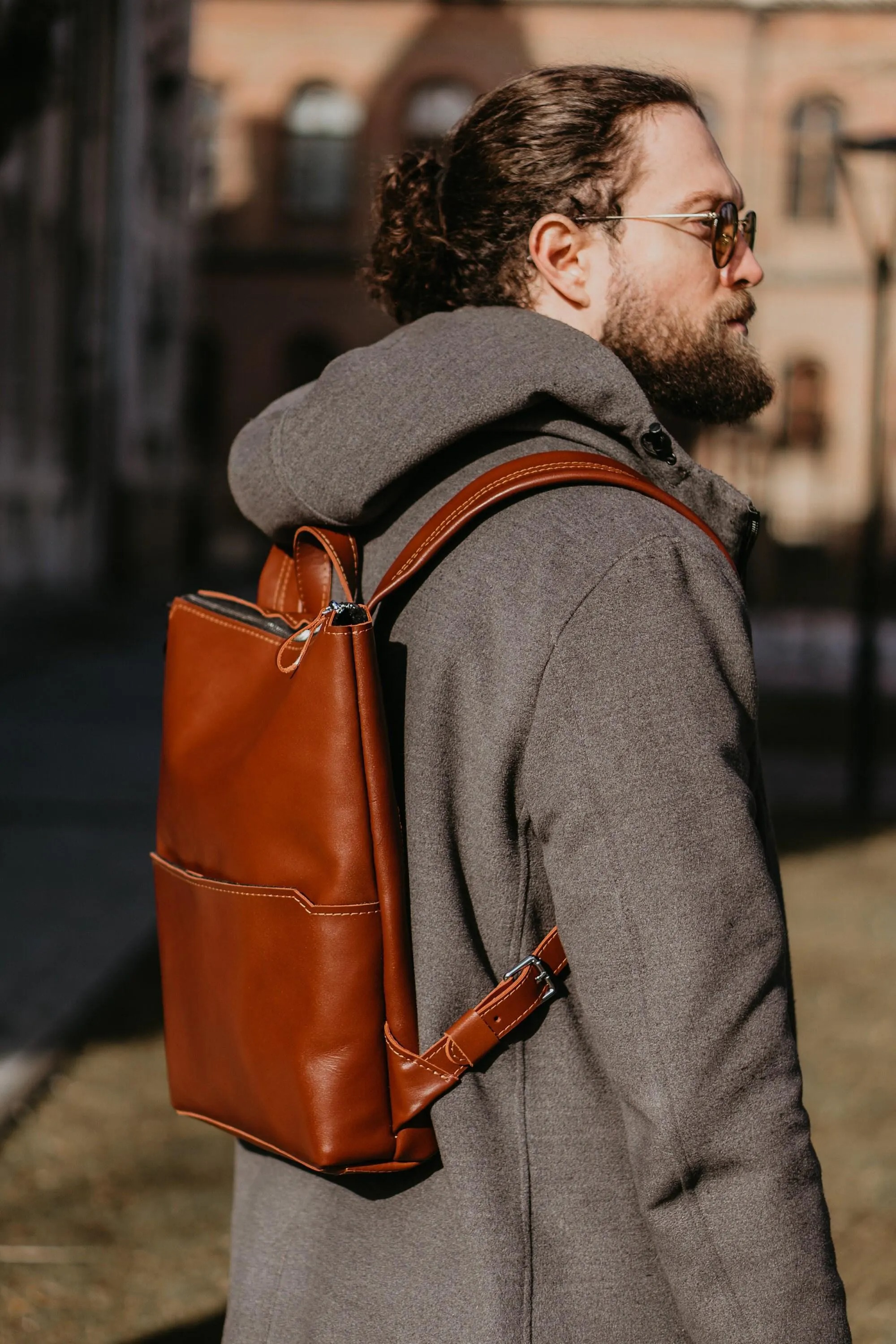 The Minimalist Handcrafted Leather Backpack