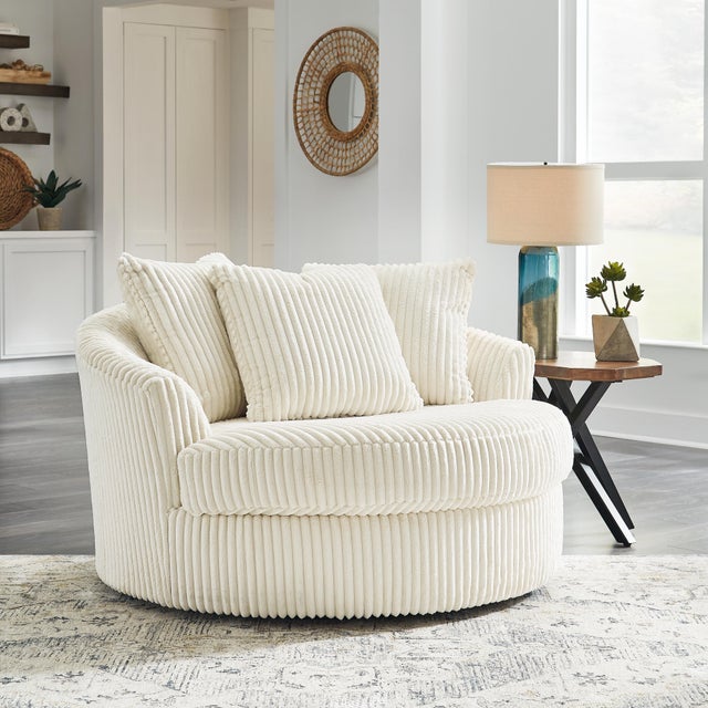 Lindyn Oversized Swivel Accent Chair