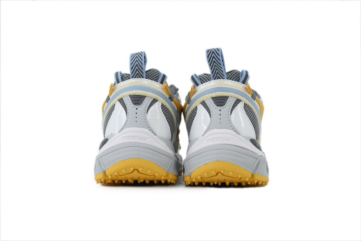 Off-White Be Right Back Yellow Gray OMIA295S 26FAB002 4C16