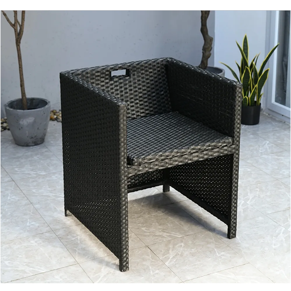 7-Piece Rattan Dining Set Conversation Set with